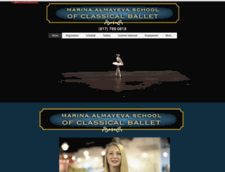 ma-balletschool.com screenshot