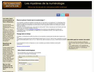 ma-numerologie-gratuite.com screenshot