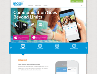 maaii.com screenshot