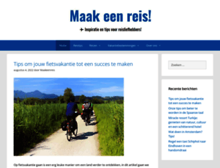 maakeenreis.nl screenshot