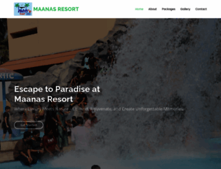 maanasresort.com screenshot