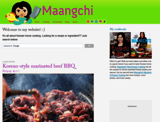 maangchi.com screenshot