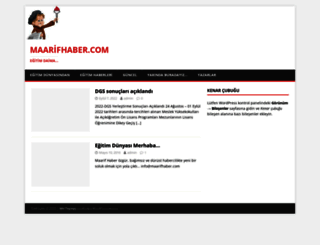 maarifhaber.com screenshot