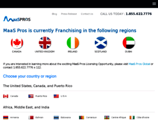 maasprosfranchising.com screenshot