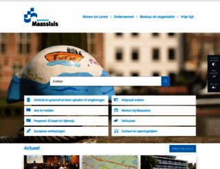 maassluis.nl screenshot