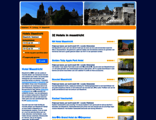 maastricht-hotels.com screenshot