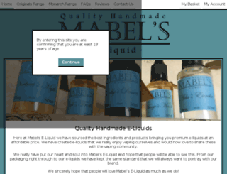 mabels-eliquid.co.uk screenshot