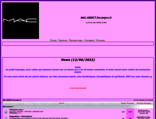 mac-addict.forumpro.fr screenshot