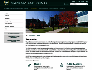 mac.wayne.edu screenshot