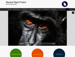 macaca-nigra.org screenshot
