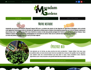 macadam-gardens.fr screenshot