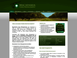 macadamiafarmmanagement.com.au screenshot