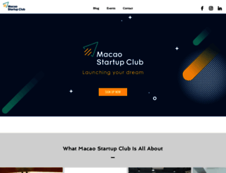 macaostartupclub.com screenshot