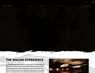 macariwines.com screenshot