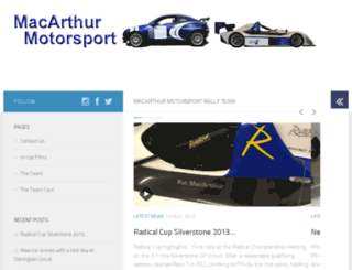 macarthur-motorsport.co.uk screenshot