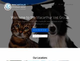 macarthurvet.com.au screenshot