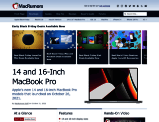 macbookpro.macrumors.com screenshot