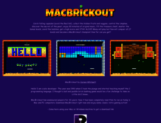 macbrickout.com screenshot