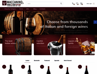 maccaninodrink.com screenshot