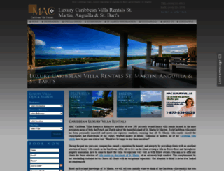 maccaribbeanvillas.com screenshot