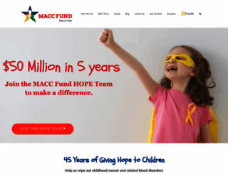 maccfund.org screenshot