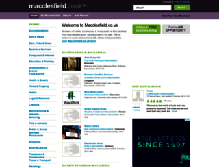 macclesfield.co.uk screenshot