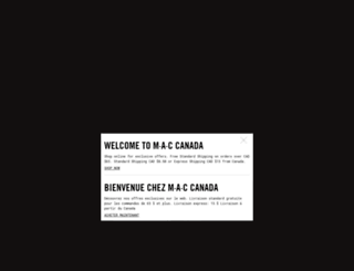 maccosmetics.ca screenshot