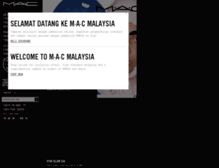 maccosmetics.com.my screenshot