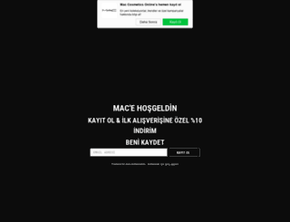 maccosmetics.com.tr screenshot