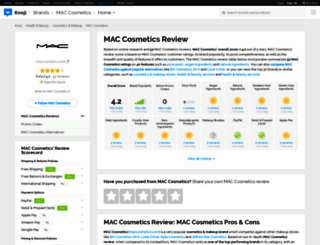 maccosmetics.knoji.com screenshot