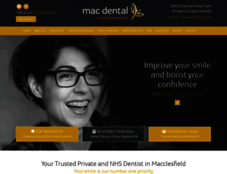 macdental.co.uk screenshot