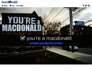 macdonald.com screenshot