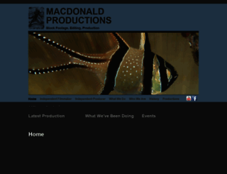 macdonaldproductions.com screenshot