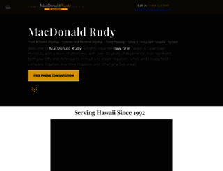 macdonaldrudy.com screenshot