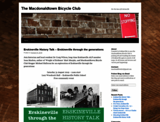 macdonaldtownbicycleclub.com screenshot