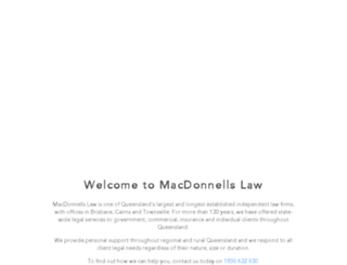 macdonnells.com.au screenshot