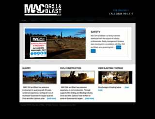 macdrillandblast.com.au screenshot