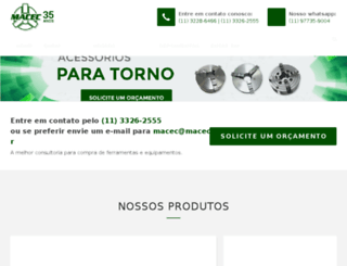 macec-loja.com.br screenshot