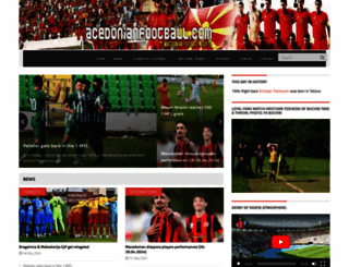 macedonianfootball.com screenshot