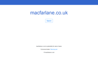 macfarlane.co.uk screenshot