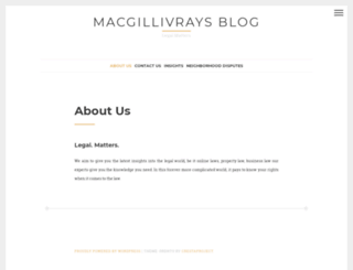 macgillivrays.com.au screenshot