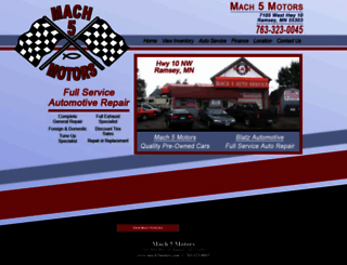 mach5motors.com screenshot