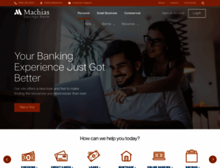 machiassavingsbank.com screenshot