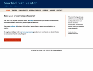 machielvanzanten.nl screenshot