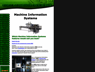 machine-information-systems.com screenshot