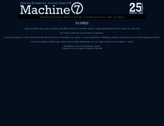 machine7.com screenshot