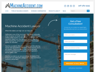 machineaccident.com screenshot