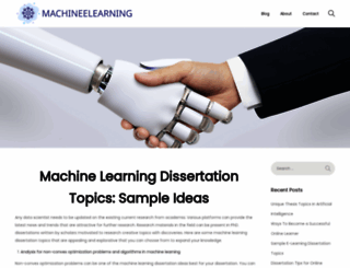 machineelearning.com screenshot