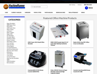 machinerunner.com screenshot