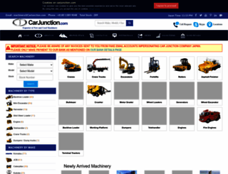 machinery.carjunction.com screenshot